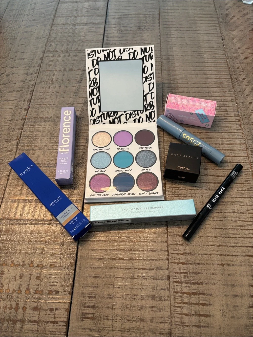 NWT 8 piece Assorted K Beauty Brands Eye and Brow Bundle